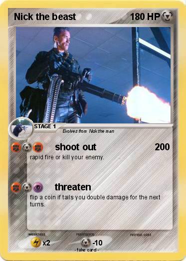 Pokemon Nick the beast