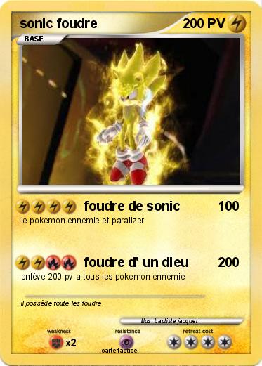 Pokemon sonic foudre