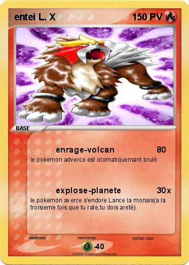 Pokemon entei L. X