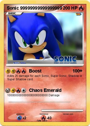 Pokemon Sonic 99999999999999999