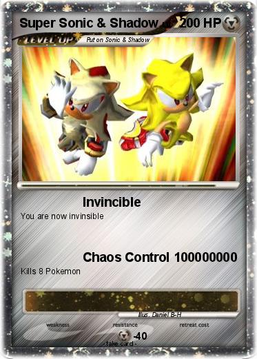 Pokemon Super Sonic & Shadow