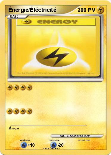 Pokemon Énergie/Éléctricité