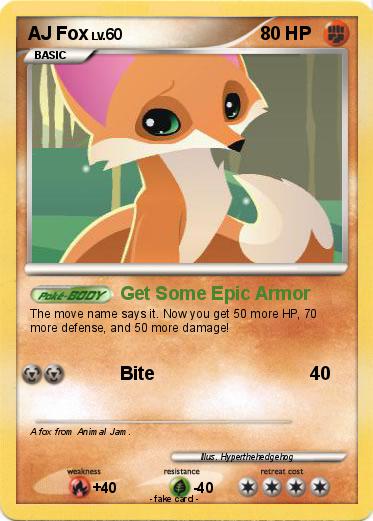 Pokemon AJ Fox