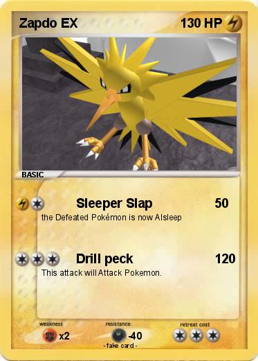 Pokemon Zapdo EX