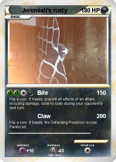 Pokemon Jeremiah's rusty