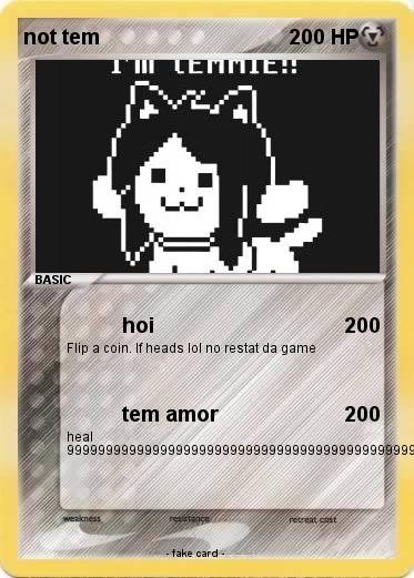 Pokemon not tem