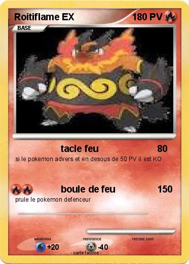 Pokemon Roitiflame EX
