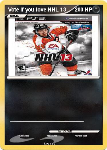 Pokemon Vote if you love NHL 13