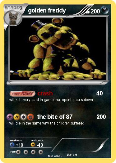 Pokemon golden freddy