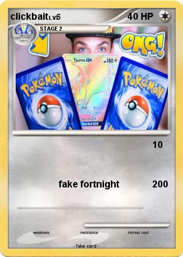 Pokemon clickbait
