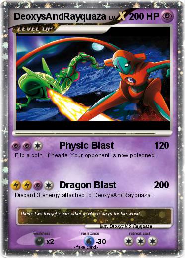 Pokemon DeoxysAndRayquaza