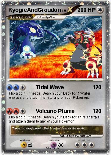 Pokemon KyogreAndGroudon