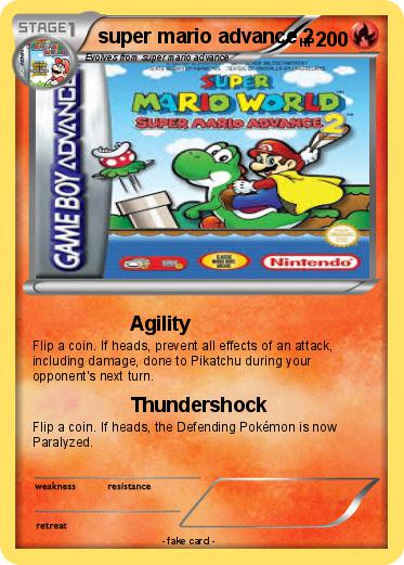 Pokemon super mario advance 2