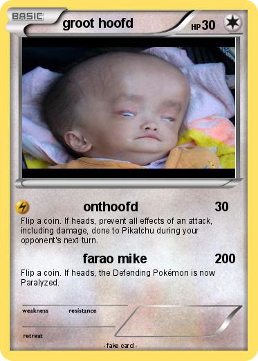 Pokemon groot hoofd