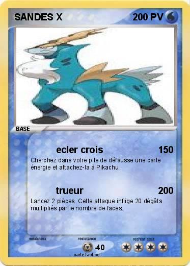 Pokemon SANDES X