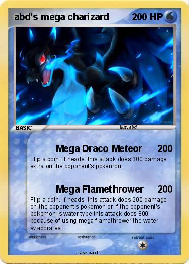 Pokemon abd's mega charizard