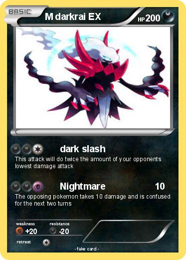 Pokemon M darkrai EX