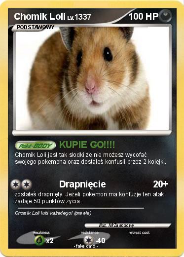 Pokemon Chomik Loli