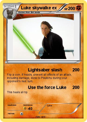 Pokemon Luke skywalke ex