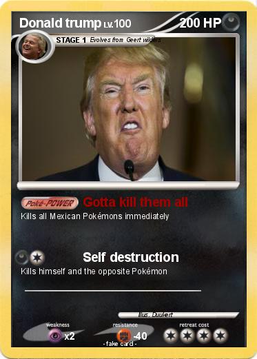 Pokemon Donald trump