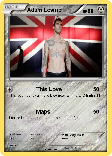Pokemon Adam Levine