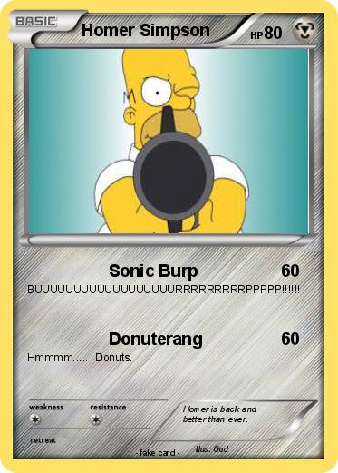 Pokemon Homer Simpson