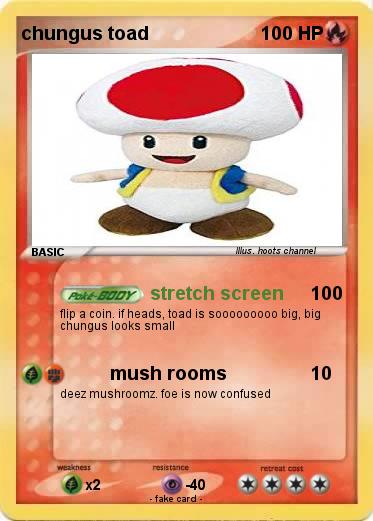 Pokemon chungus toad