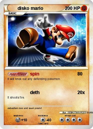 Pokemon disko mario