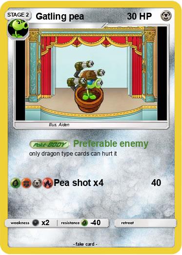 Pokemon Gatling pea
