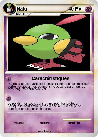 Pokemon Natu