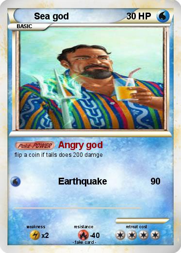 Pokemon Sea god