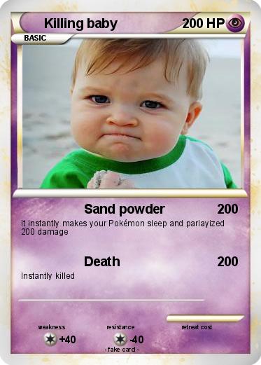 Pokemon Killing baby