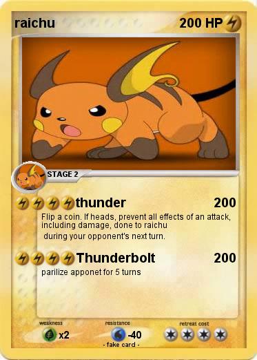 Pokemon raichu
