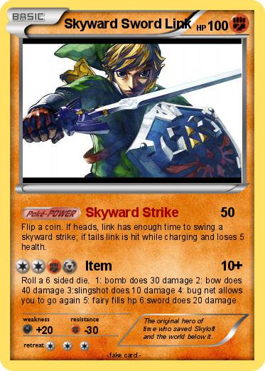 Pokemon Skyward Sword Link