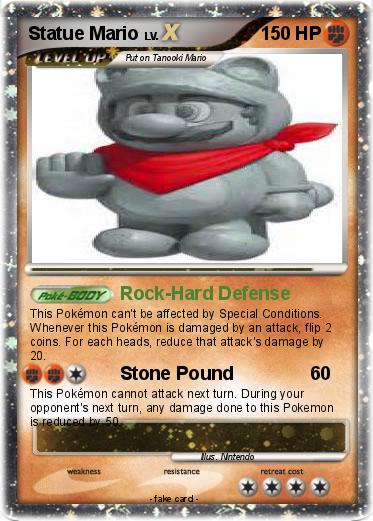 Pokemon Statue Mario