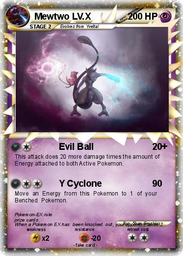 Pokemon Mewtwo LV.X