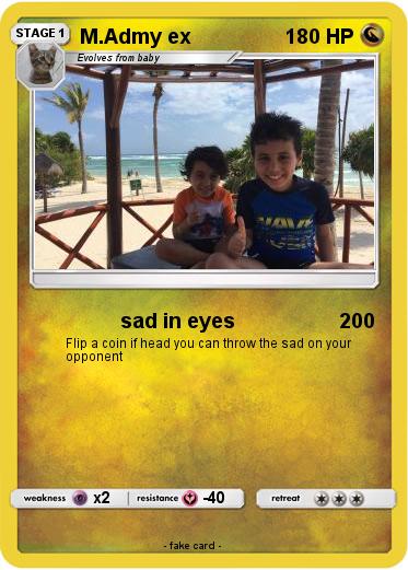 Pokemon M.Admy ex