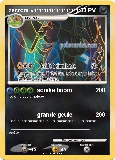 Pokemon zecrom