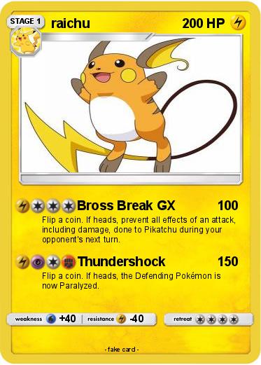 Pokemon raichu