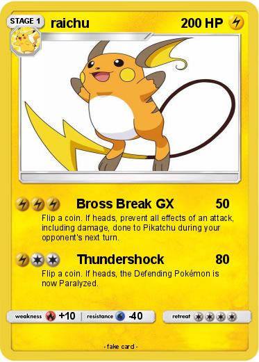 Pokemon raichu