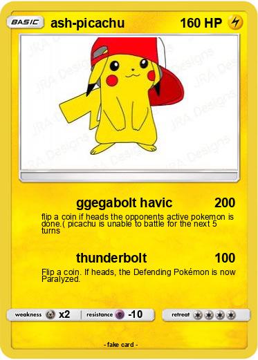 Pokemon ash-picachu