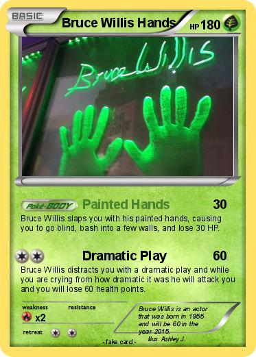 Pokemon Bruce Willis Hands