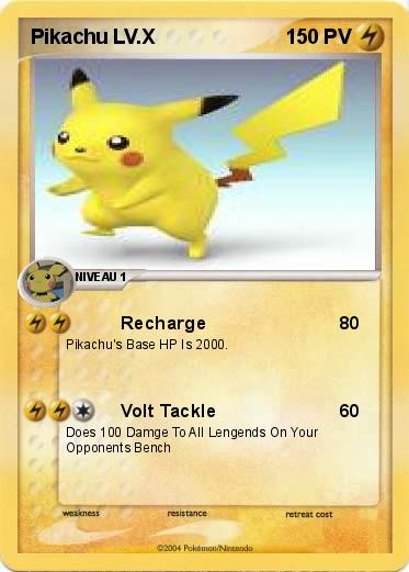 Pokemon Pikachu LV.X