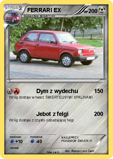 Pokemon FERRARI EX