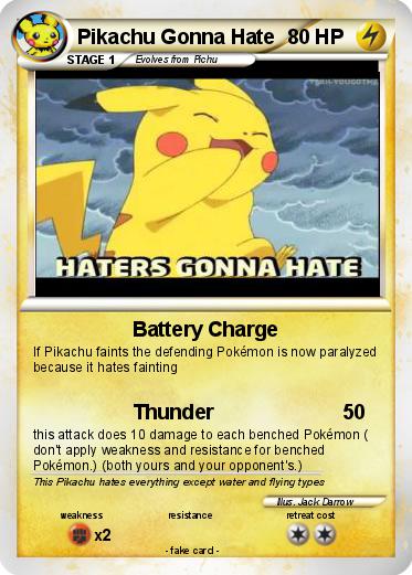 Pokemon Pikachu Gonna Hate