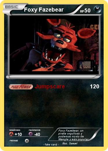 Pokemon Foxy Fazebear