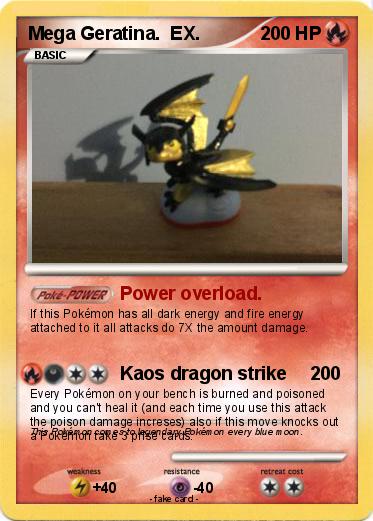 Pokemon Mega Geratina.  EX.