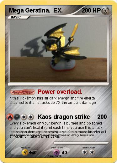 Pokemon Mega Geratina.  EX.