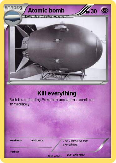 Pokemon Atomic bomb