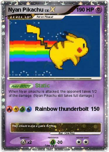 Pokemon Nyan Pikachu